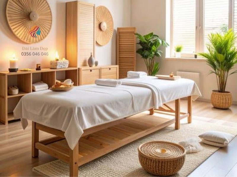 Mẫu phòng gội đầu dưỡng sinh đẹp sử dụng vật liệu gỗ tự nhiên mộc mạc Mẫu phòng gội đầu dưỡng sinh đẹp sử dụng vật liệu gỗ tự nhiên mộc mạc