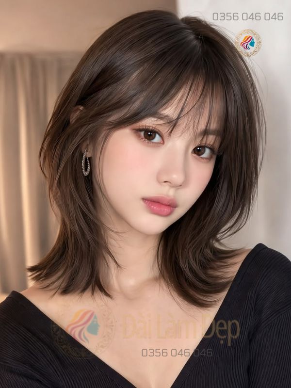 Mẫu tóc mái bay trẻ trung giúp gương mặt trở nên thanh tú và hài hòa Mẫu tóc mái bay trẻ trung giúp gương mặt trở nên thanh tú và hài hòa