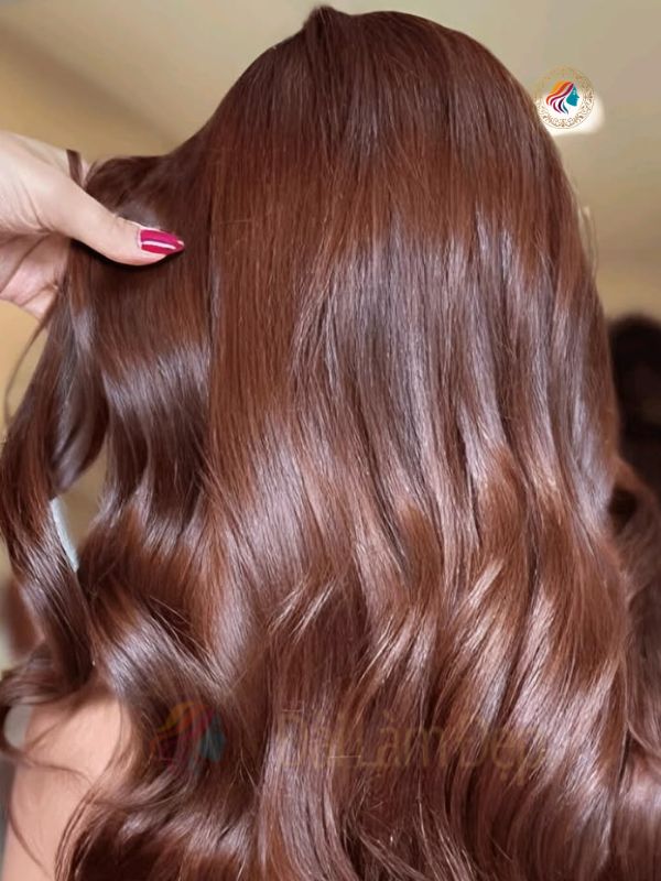 Mẫu nhuộm tóc ánh đồng ấm áp và sang trọng tại salon Đài Làm Đẹp Mẫu nhuộm tóc ánh đồng ấm áp và sang trọng tại salon Đài Làm Đẹp