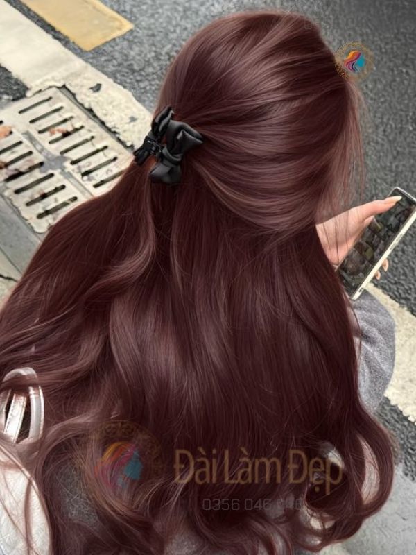 Mẫu nhuộm tóc theo mùa hài hòa khí sắc tại salon Đài Làm Đẹp Mẫu nhuộm tóc theo mùa hài hòa khí sắc tại salon Đài Làm Đẹp