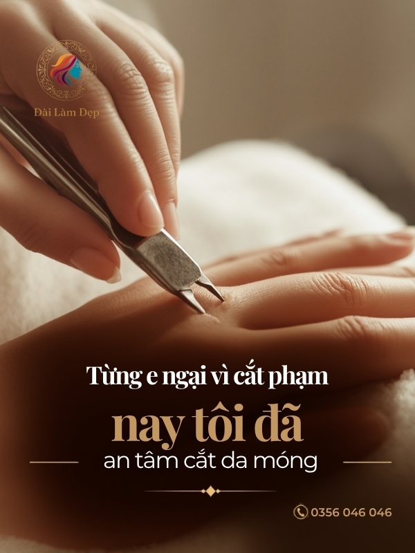 Từng e ngại vì cắt phạm nay tôi đã an tâm cắt da móng tại ĐÀI LÀM ĐẸP