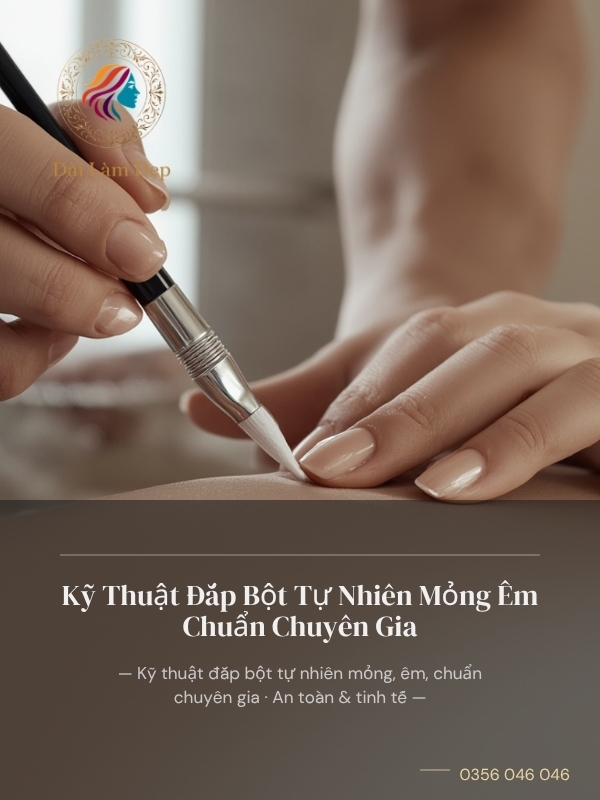 Kỹ Thuật Đắp Bột Tự Nhiên Mỏng Êm Chuẩn Chuyên Gia
