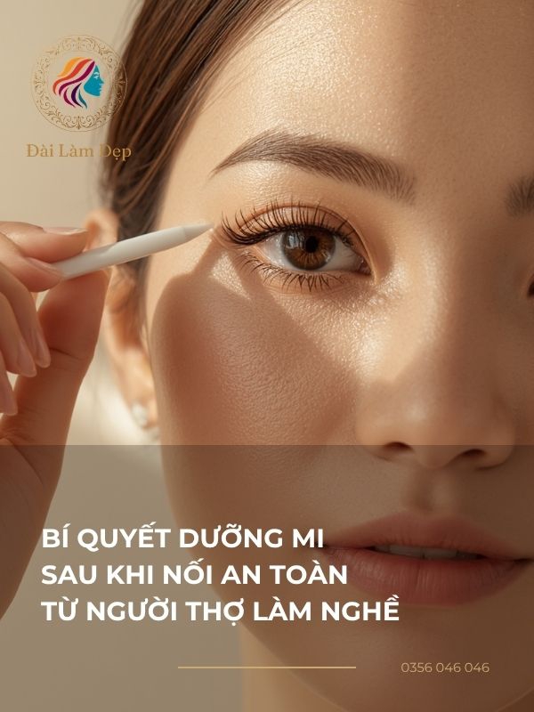 Bí Quyết Dưỡng Mi Sau Khi Nối An Toàn Từ Người Thợ Làm Nghề