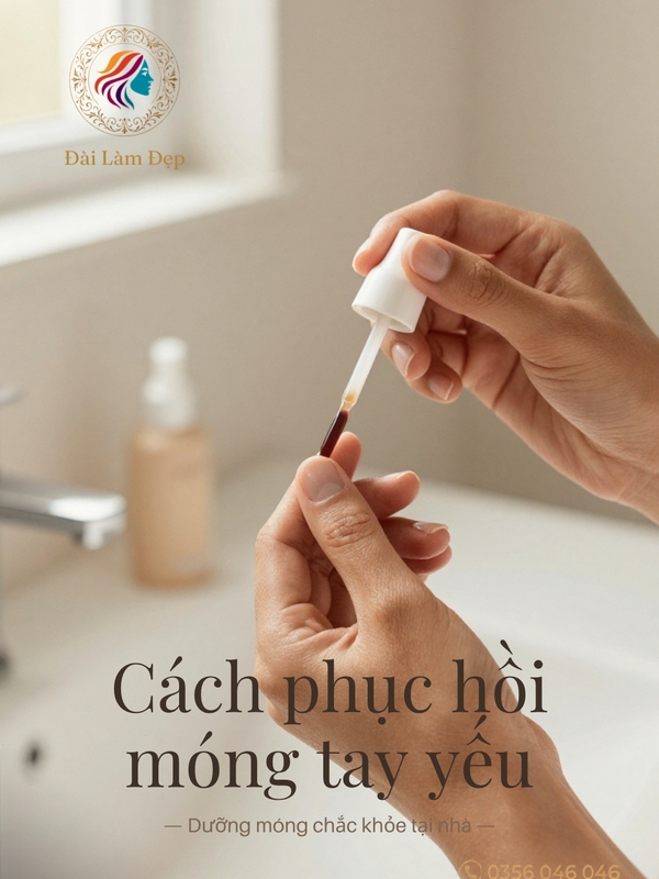 Cách phục hồi móng tay yếu, dưỡng móng chắc khỏe tại nhà