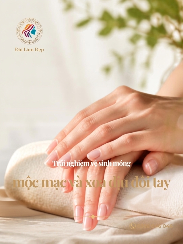 Trải nghiệm vệ sinh móng mộc mạc và xoa dịu đôi tay