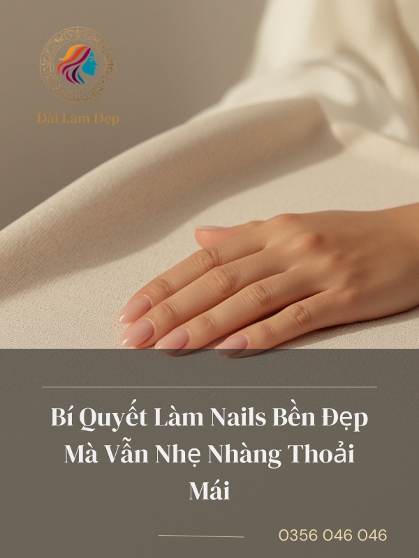 Bí Quyết Làm Nails Bền Đẹp Mà Vẫn Nhẹ Nhàng Thoải Mái