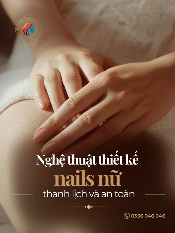 Nghệ thuật thiết kế nails nữ thanh lịch và an toàn tại ĐÀI LÀM ĐẸP