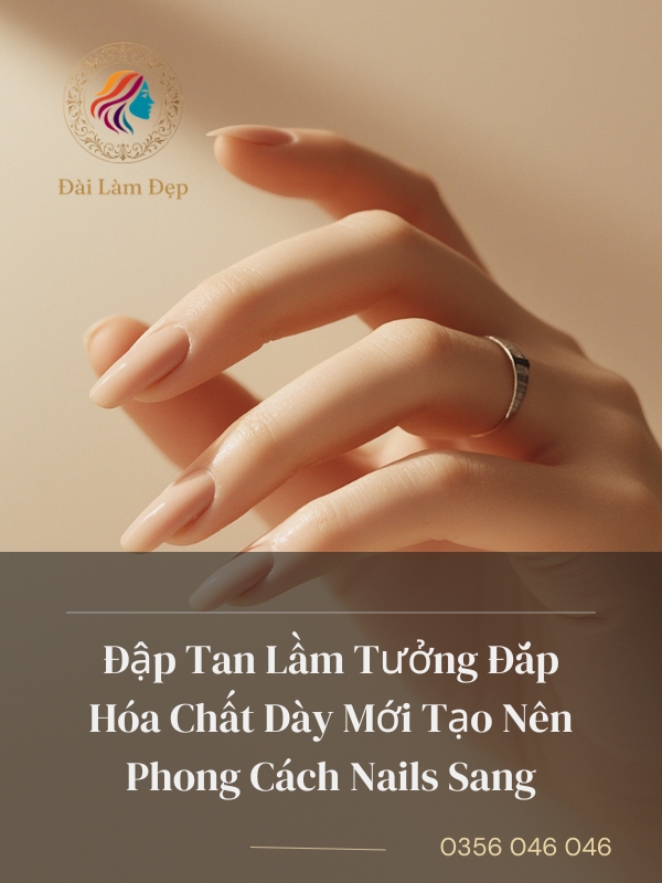 Đập Tan Lầm Tưởng Đắp Hóa Chất Dày Mới Tạo Nên Phong Cách Nails Sang