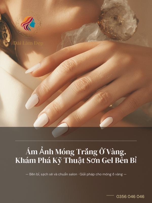 Ám Ảnh Móng Trắng Ố Vàng. Khám Phá Kỹ Thuật Sơn Gel Bền Bỉ