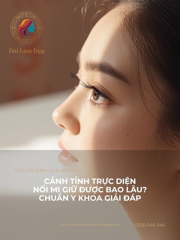 Cảnh tỉnh trực diện về chu kỳ sinh lý và giải đáp nối mi giữ được bao lâu chuẩn y khoa
