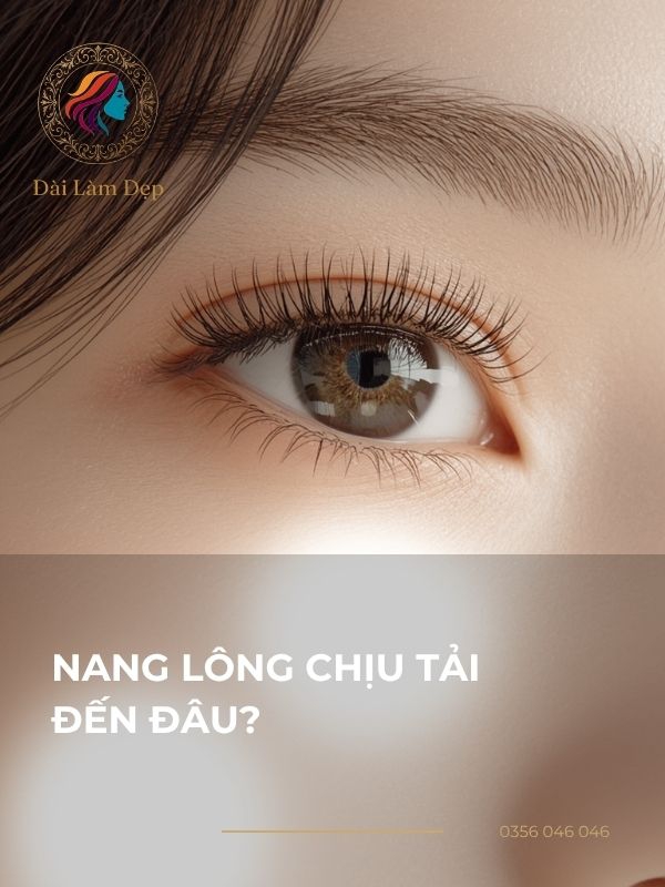Phân tích cơ chế chịu tải của nang lông và giới hạn an toàn trong kỹ thuật nối mi mắt cáo