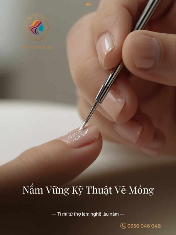 Nắm Vững Kỹ Thuật Vẽ Móng Tỉ Mỉ Từ Thợ Làm Nghề Lâu Năm