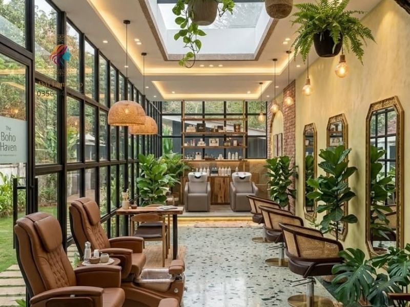 Tiệm tóc gội đầu dưỡng sinh làm móng mang lại sự thư giãn đồng bộ Tiệm tóc gội đầu dưỡng sinh làm móng mang lại sự thư giãn đồng bộ