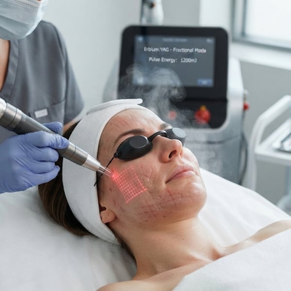 Trị sẹo rỗ Laser Erbium YAG cải thiện kết cấu lỗ chân lông