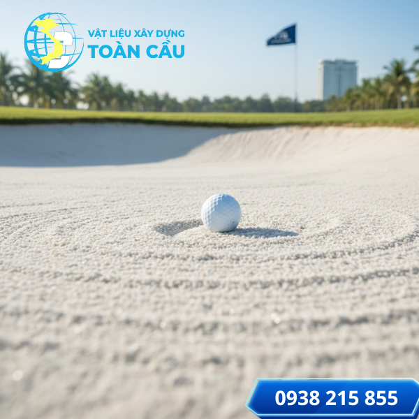 Cát green đạt chuẩn cho mặt sân golf Cát green đạt chuẩn cho mặt sân golf