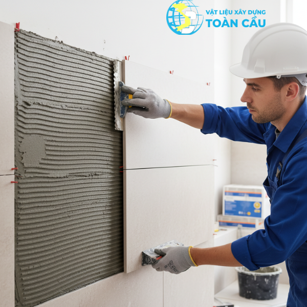 Thi công keo dán gạch Thi công keo dán gạch