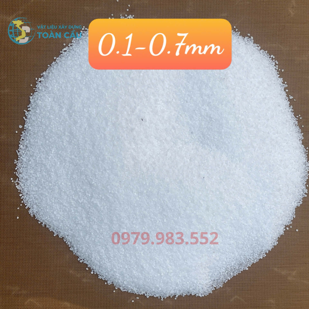 Cát thạch anh (0.1 - 0.7 mm) Cát thạch anh (0.1 - 0.7 mm)