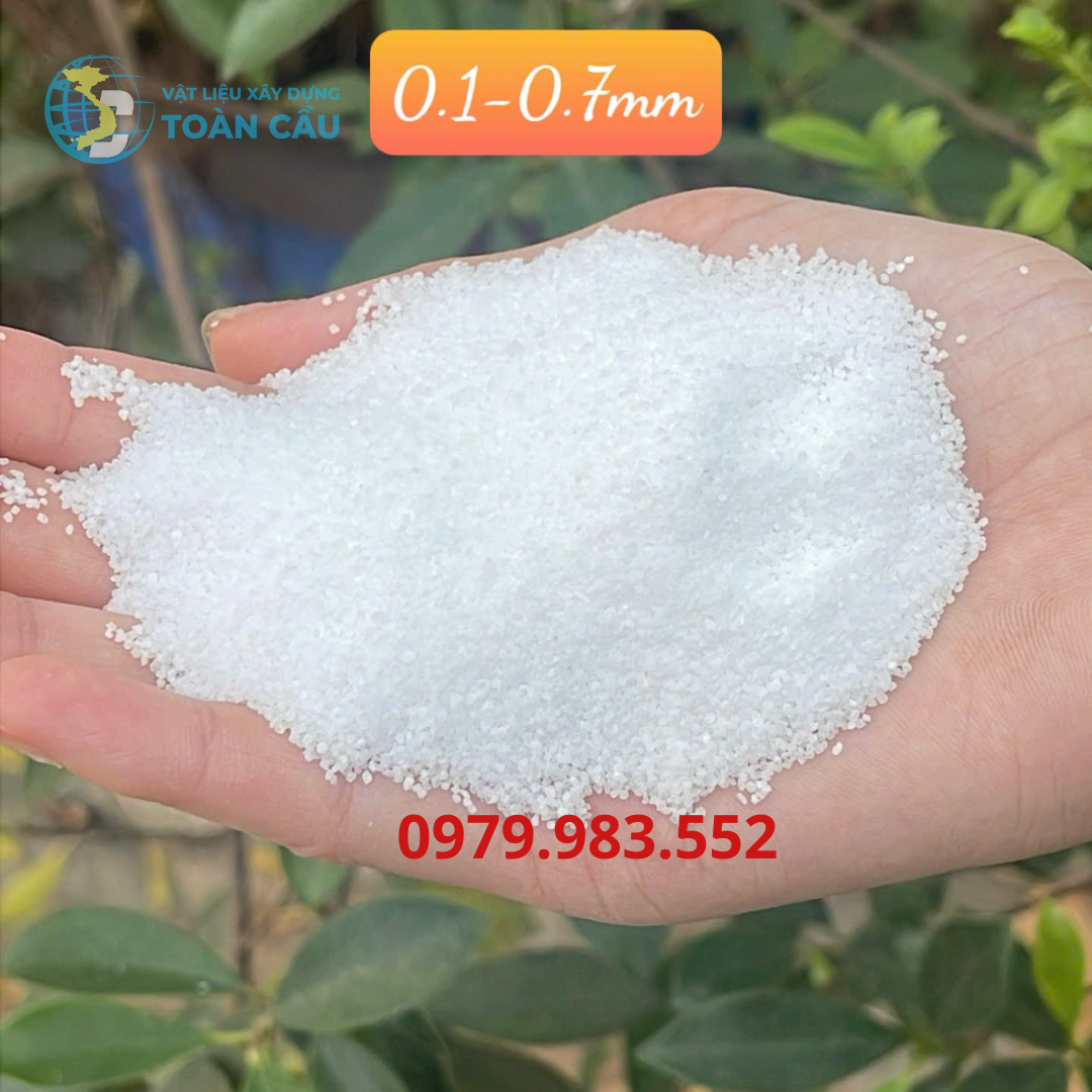 Cát trắng thạch anh sạch, mịn, đều – lựa chọn tối ưu cho trang trí và xây dựng Cát trắng thạch anh sạch, mịn, đều – lựa chọn tối ưu cho trang trí và xây dựng