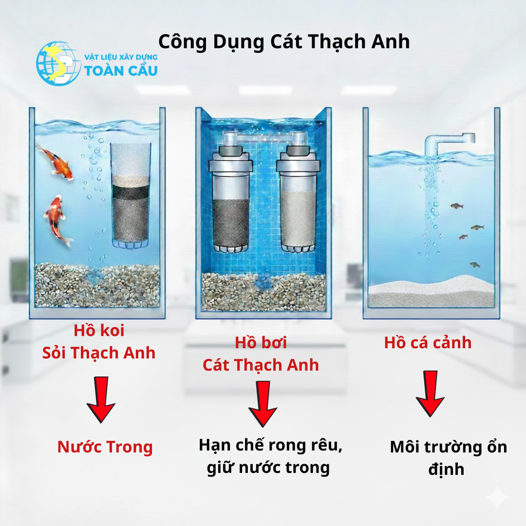 Cát thạch anh trong thực tế Cát thạch anh trong thực tế