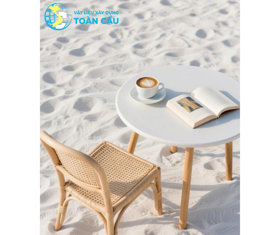 cát trắng trang trí quán cà phê - Vật Liệu Toàn Cầu cát trắng trang trí quán cà phê - Vật Liệu Toàn Cầu