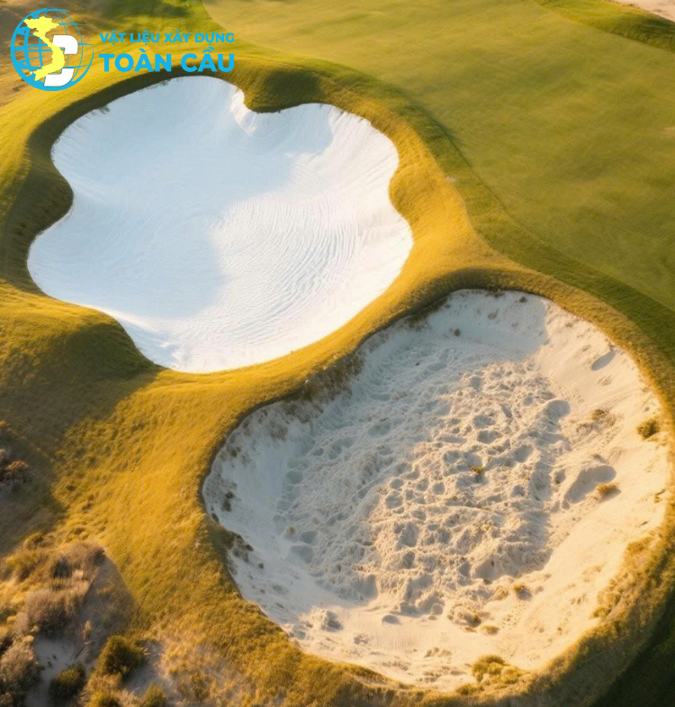 cát trắng làm sân golf cát trắng làm sân golf