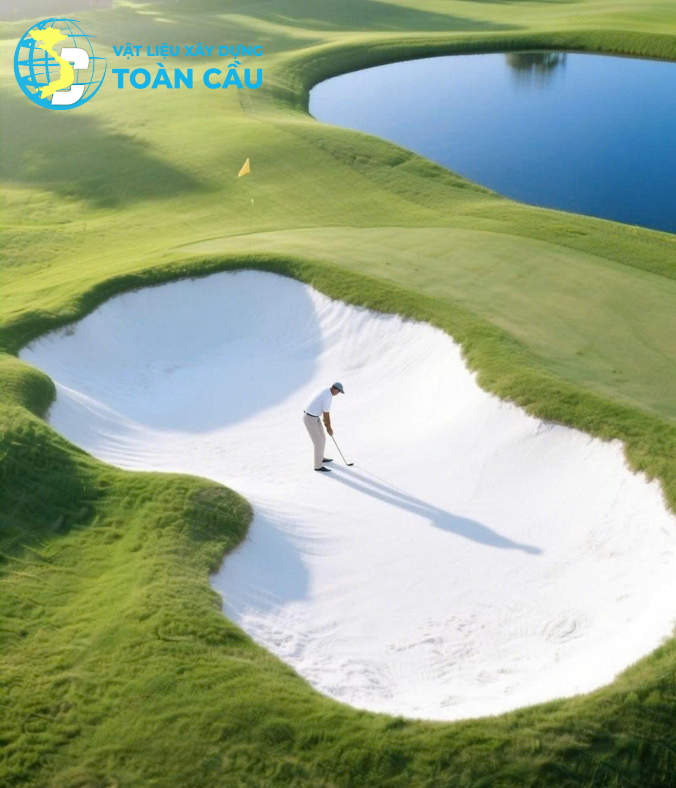 cát trắng làm sân golf cát trắng làm sân golf