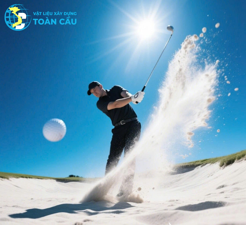 cát trắng làm sân golf cát trắng làm sân golf