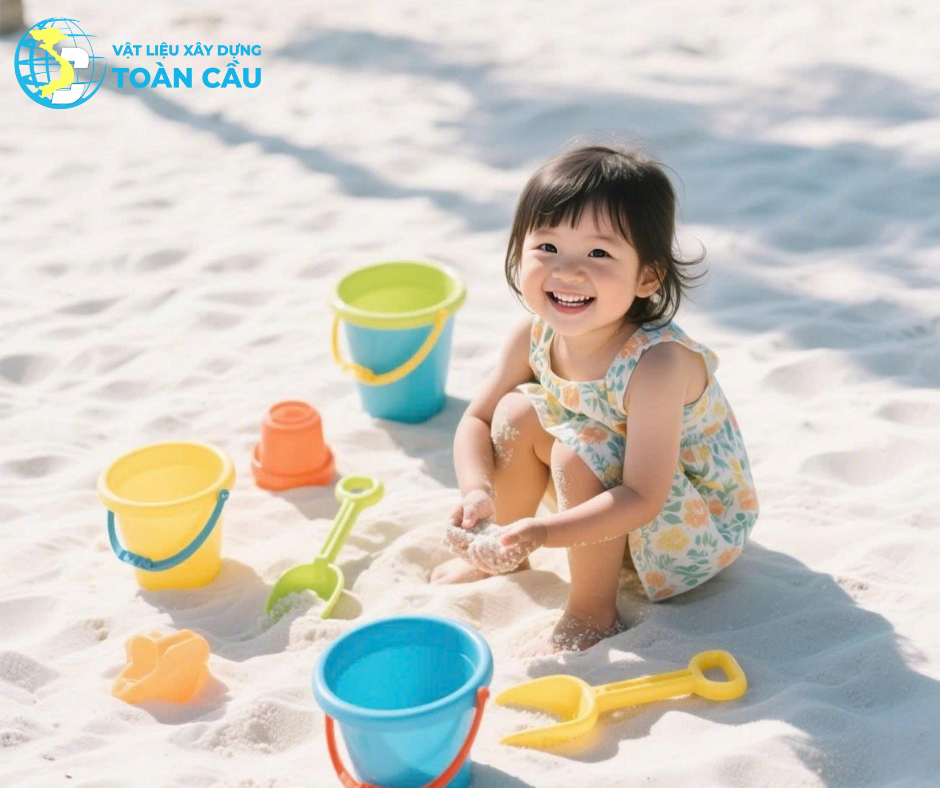 cát trắng sân chơi - Vật Liệu Toàn Cầu cát trắng sân chơi - Vật Liệu Toàn Cầu