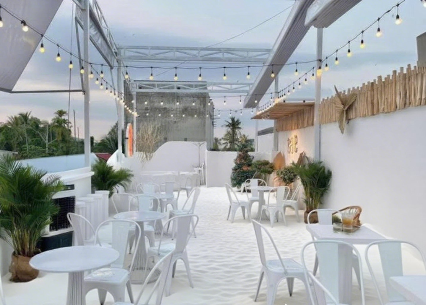 cát trang trí quán cà phê cát trang trí quán cà phê