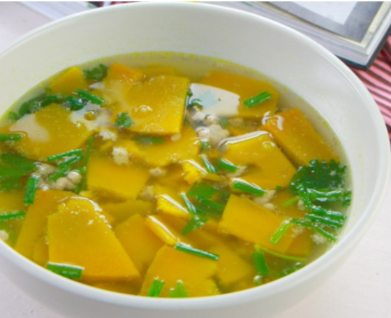 cách nấu canh bí đỏ ngọt thanh cách nấu canh bí đỏ ngọt thanh