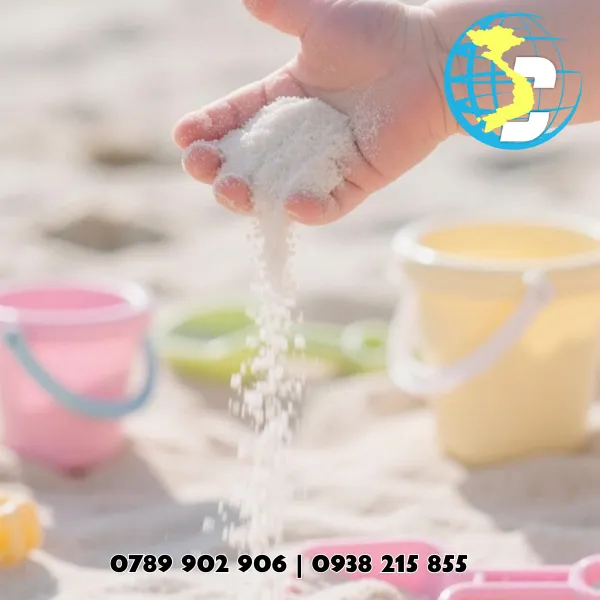 Cát Trắng Sân Chơi Trường Mầm Non - Sạch - Mịn - An Toàn