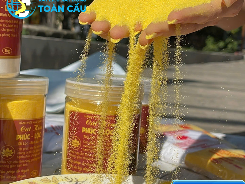 Cát vàng kim sa phong thủy cho lư hương – chọn đúng để giữ trọn tài lộc