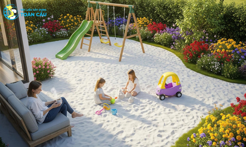 Cát Trắng Sân Chơi Trẻ Em Cát Trắng Sân Chơi Trẻ Em