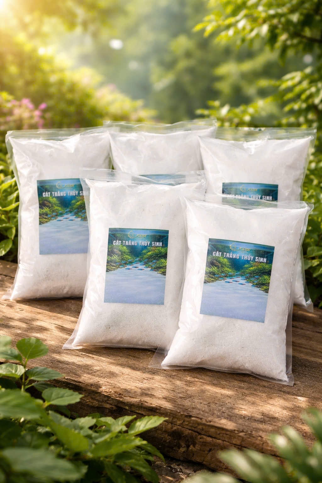 Cát trắng thủy sinh chất lượng cao, hạt mịn trắng tinh dùng cho hồ cá cảnh Cát trắng thủy sinh chất lượng cao, hạt mịn trắng tinh dùng cho hồ cá cảnh