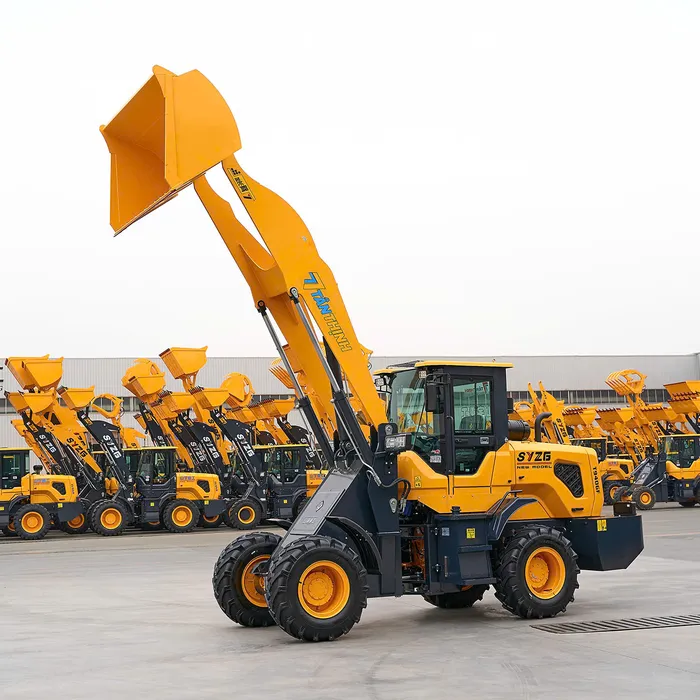 Máy Xúc Lật Đổ Cao T940G Gầu 2 Khối