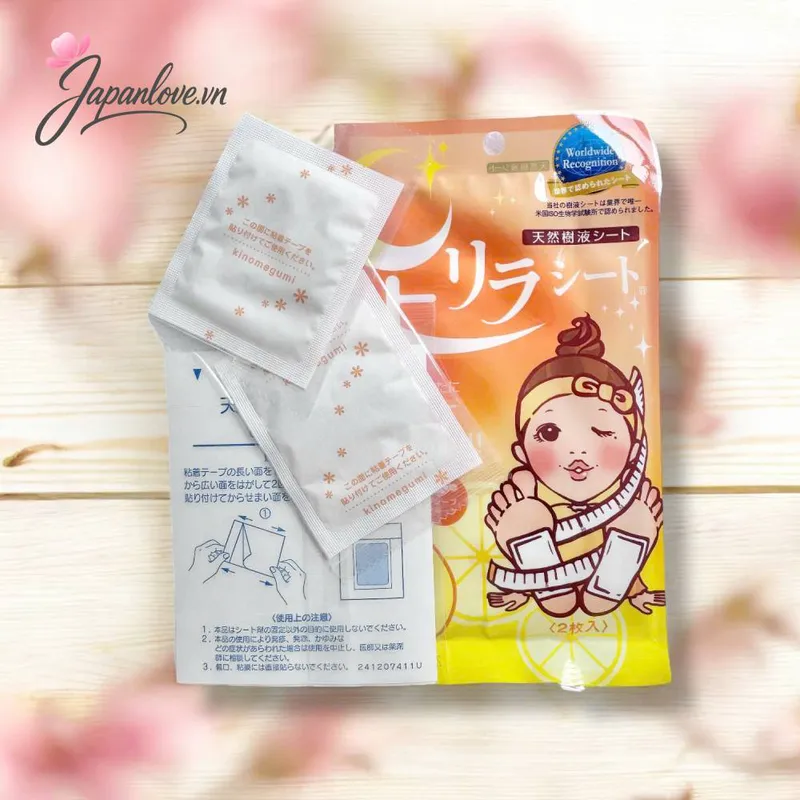 [MUA 3 TẶNG 3 ] Miếng Dán Thải Độc Chân Ban Đêm Ashirira – Hương Bưởi