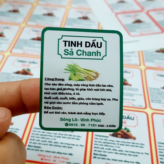 Tầm quan trọng của việc in tem decal cho chai lọ tinh dầu Tầm quan trọng của việc in tem decal cho chai lọ tinh dầu