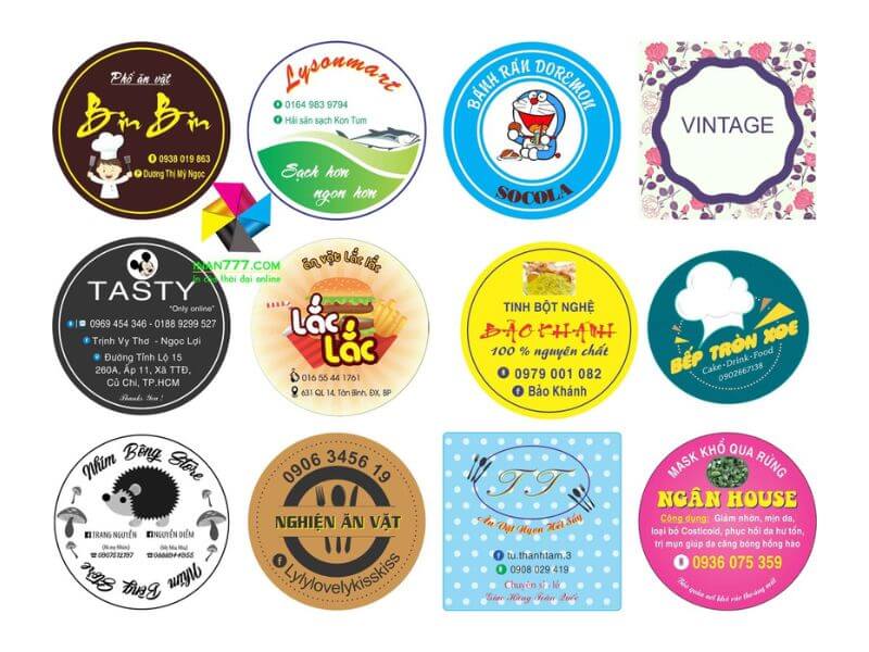 In tem nhãn sản phẩm số lượng ít vẫn đảm bảo chất lượng In tem nhãn sản phẩm số lượng ít vẫn đảm bảo chất lượng