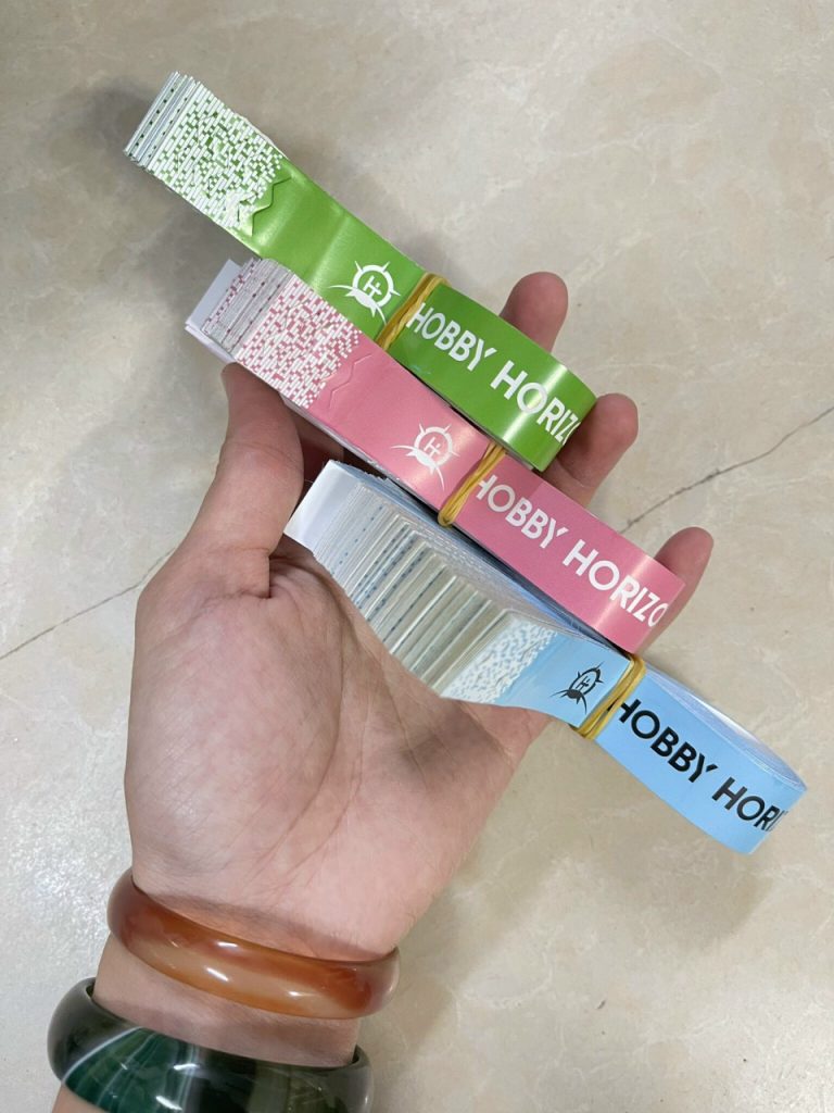 In vòng tay giấy chống giả In vòng tay giấy chống giả