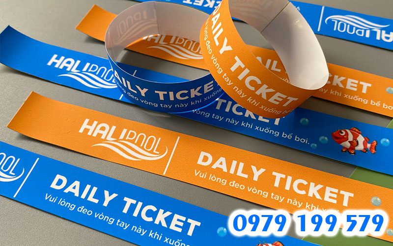 In vòng tay giấy giá rẻ số lượng lớn In vòng tay giấy giá rẻ số lượng lớn