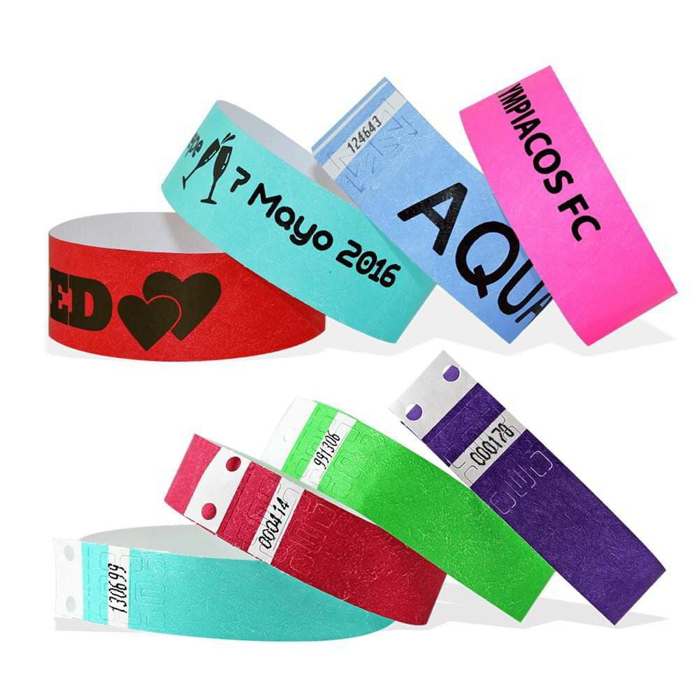 Kỹ thuật in vòng tay giấy Tyvek chống giả Kỹ thuật in vòng tay giấy Tyvek chống giả