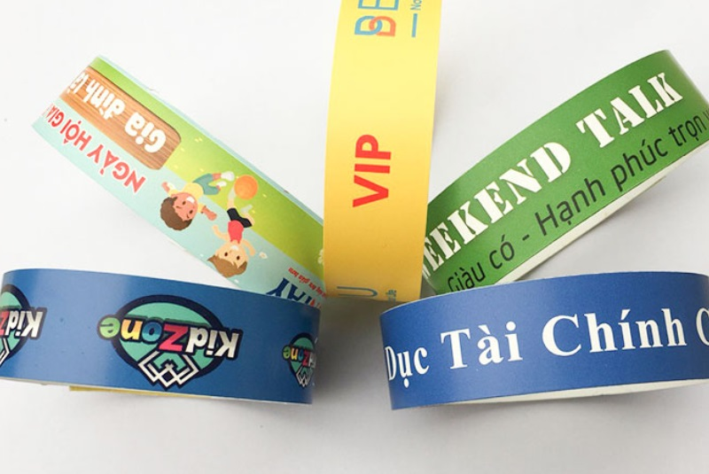 Lợi ích khi in vòng tay giấy số lượng ít Lợi ích khi in vòng tay giấy số lượng ít