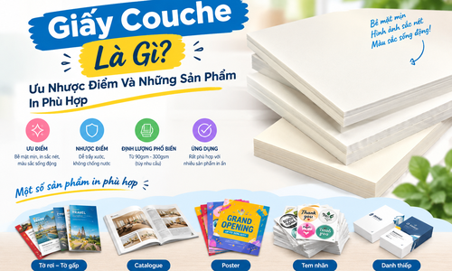 Giấy Couche Là Gì? Ưu Nhược Điểm Và Ứng Dụng