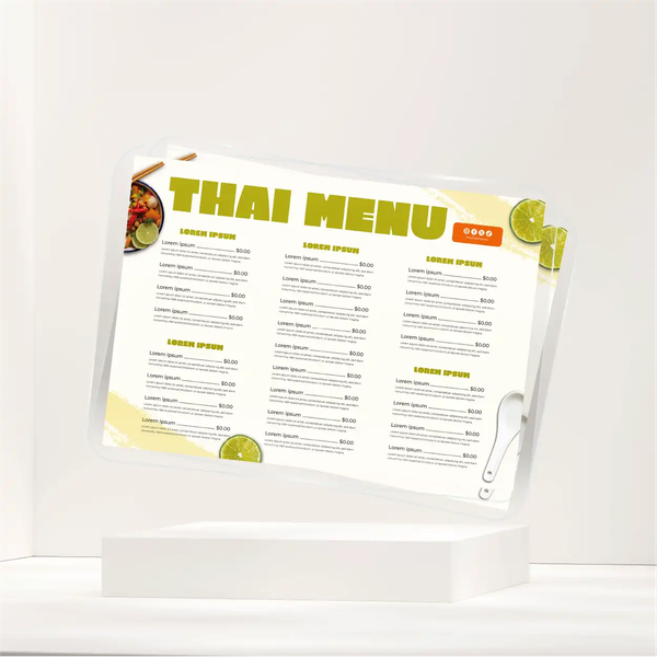 MENU ÉP PLASTIC