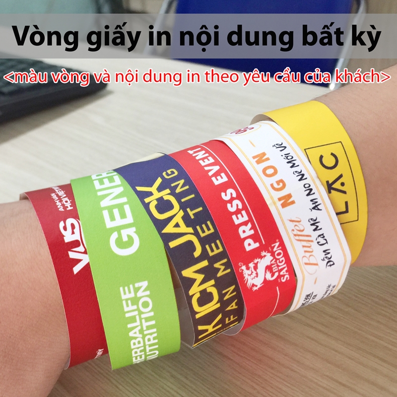 Vòng tay giấy hay vòng tay nhựa? Vòng tay giấy hay vòng tay nhựa?