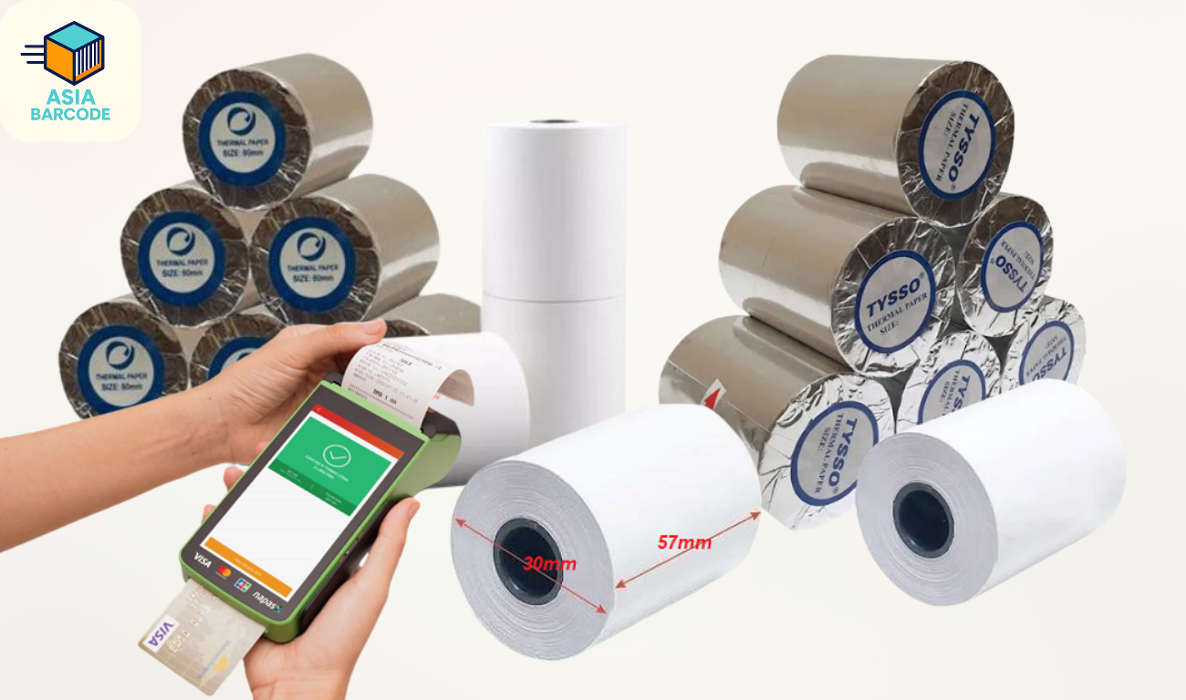 Chất lượng vượt trội của giấy in hoá đơn tại AsiaBarcode