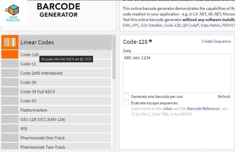 Phần mềm tạo mã vạch Barcode Generator Phần mềm tạo mã vạch Barcode Generator