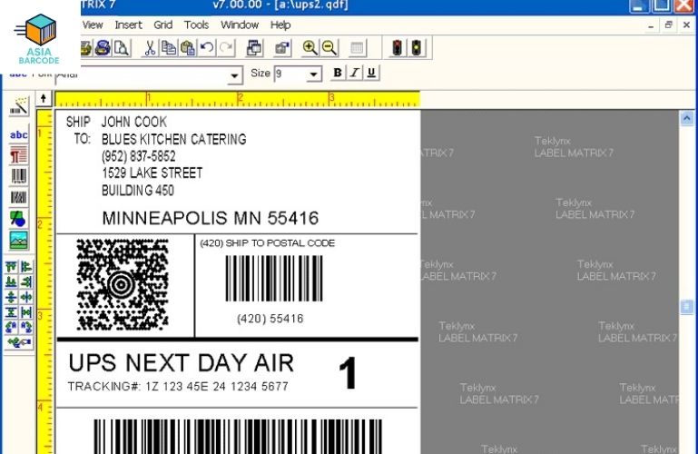 Phần mềm tạo mã vạch Matrix Label Phần mềm tạo mã vạch Matrix Label