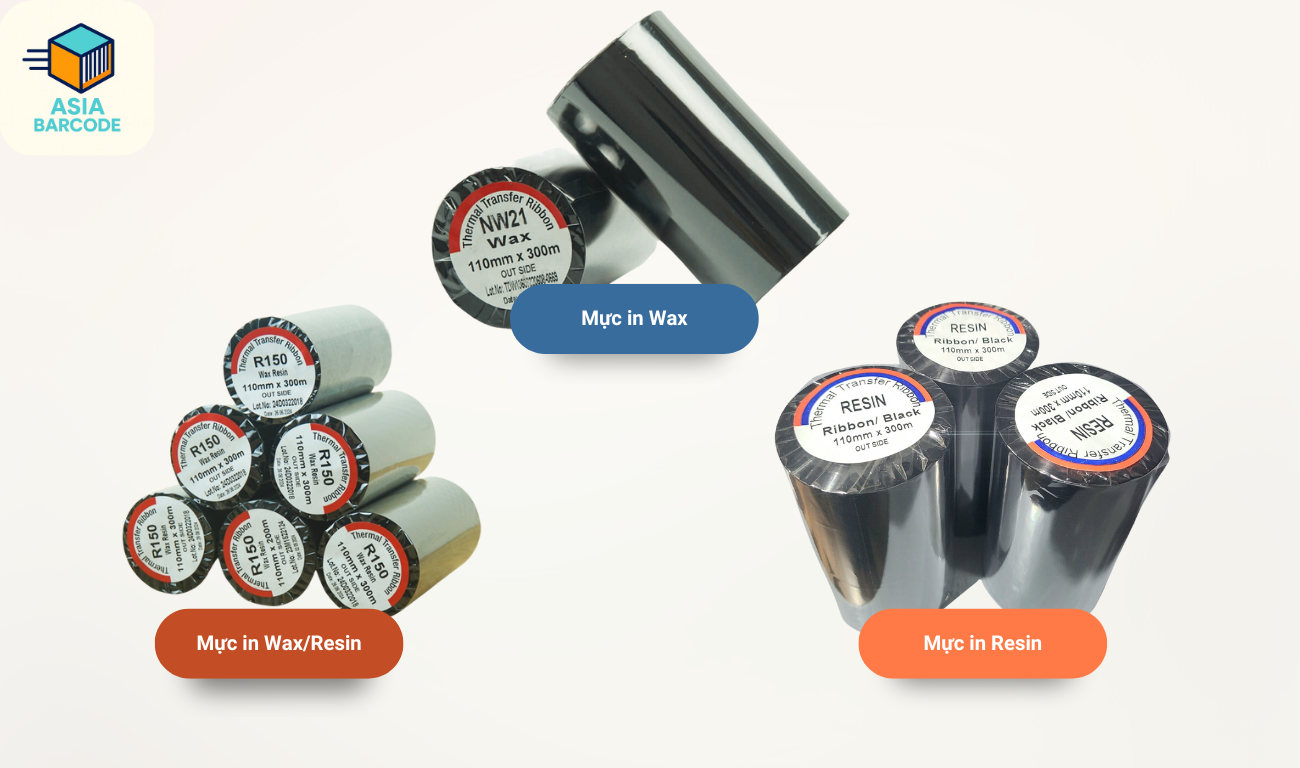 Các loại mực in mã vạch phổ biến Các loại mực in mã vạch phổ biến