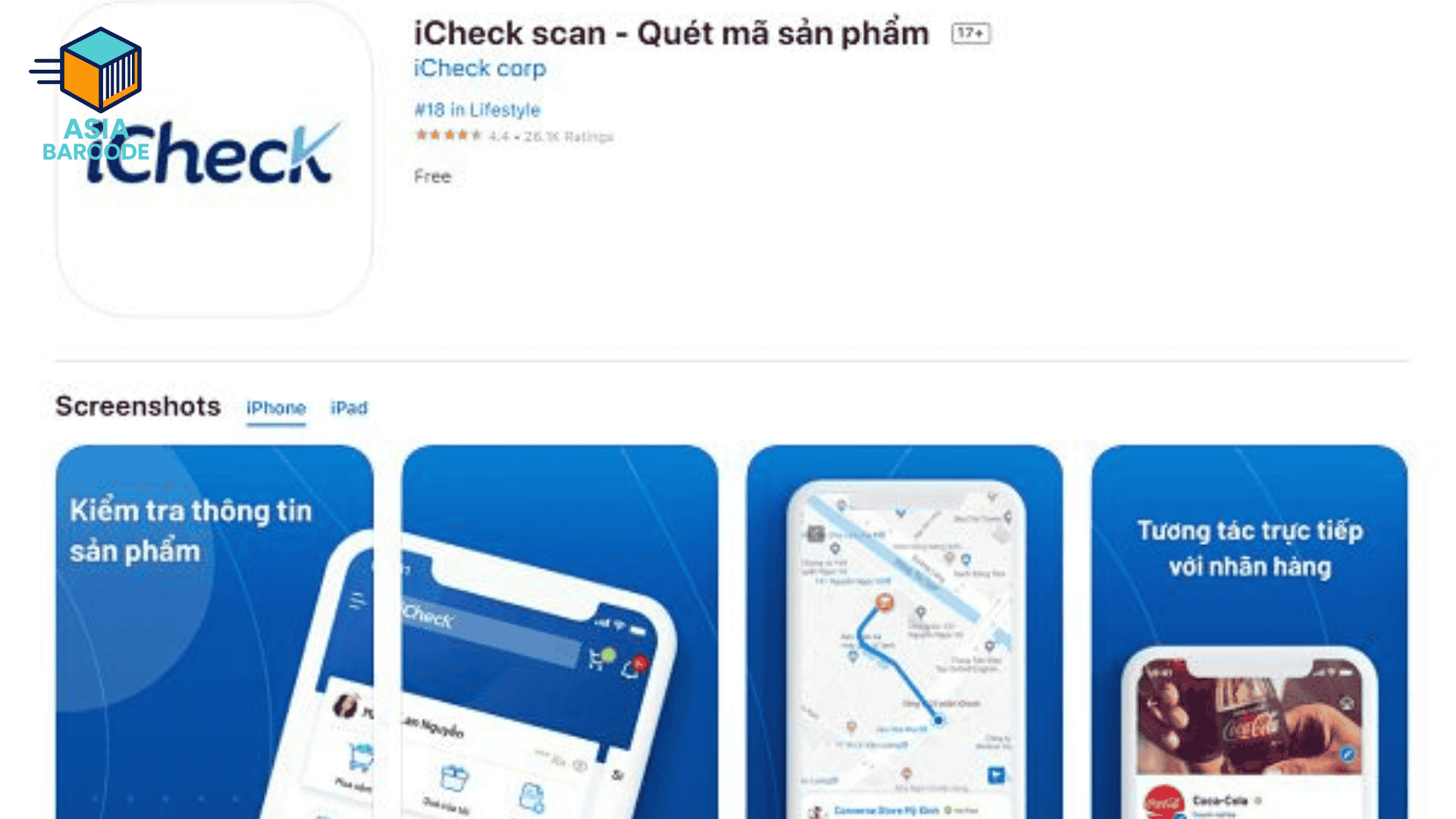 Check mã vạch bằng iCheck Check mã vạch bằng iCheck